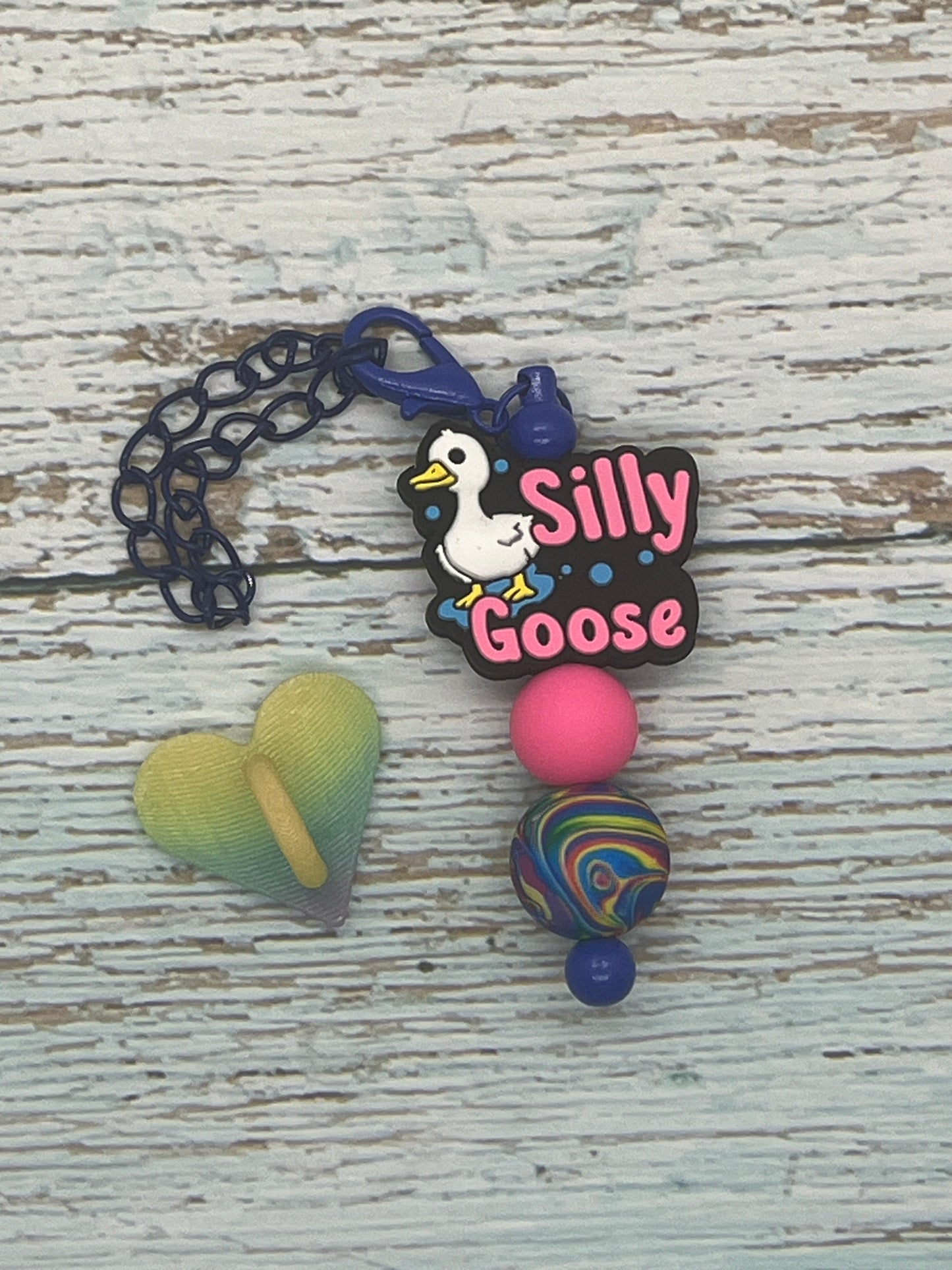 Bad Word/Sassy/Funny Cup Charm with Heart Hook