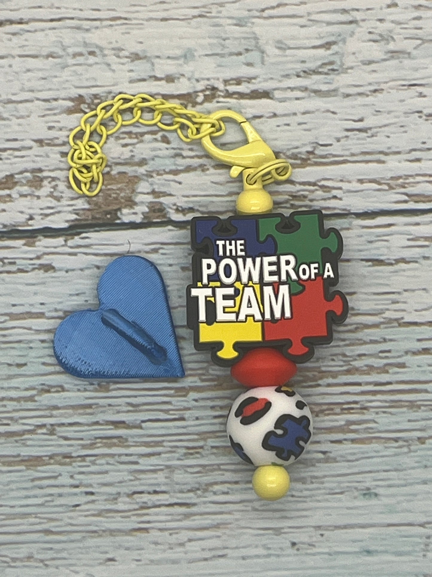 Awareness Cup Charms with Heart Hook