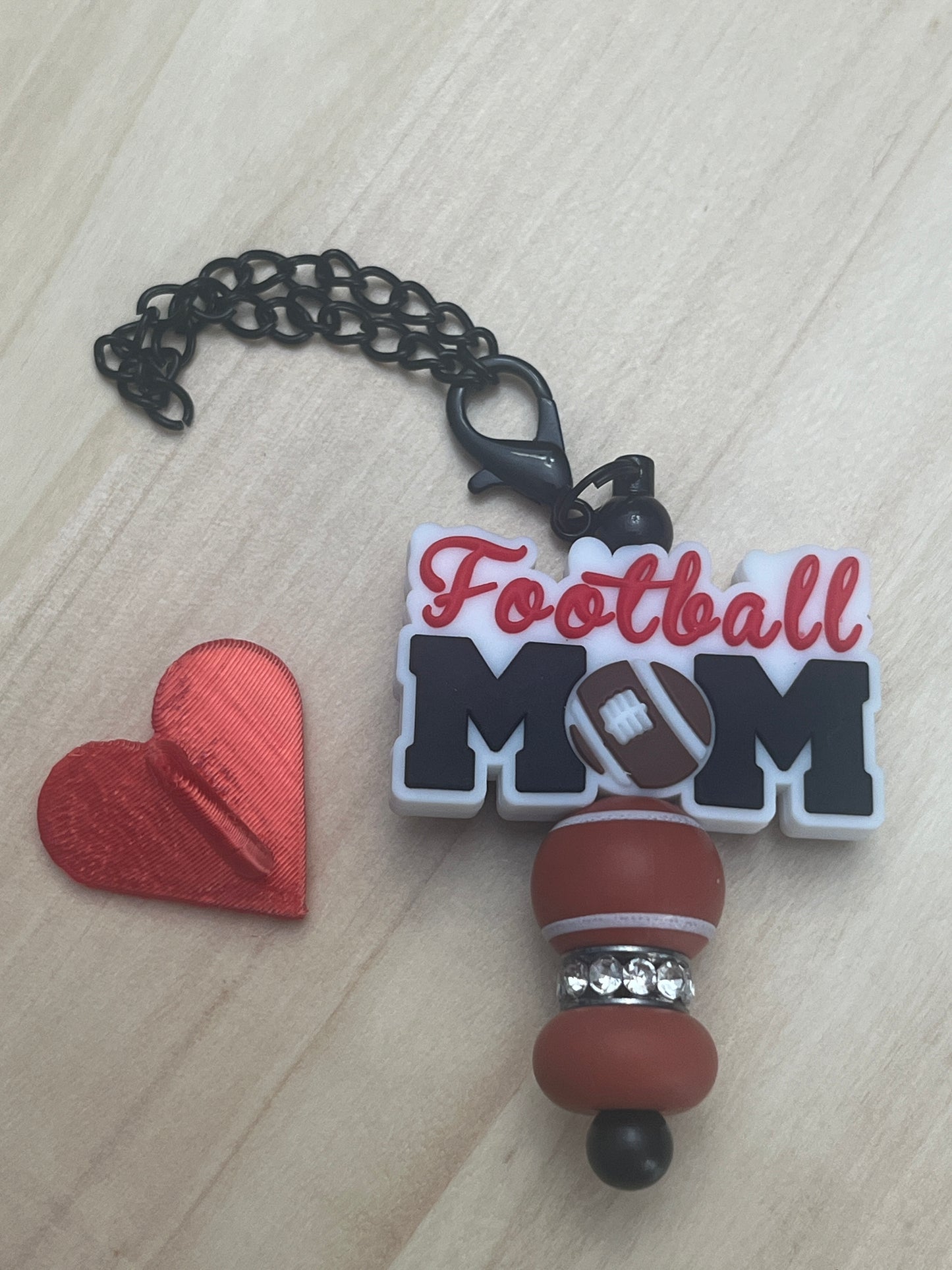 Mom Cup Charms with Heart Hook