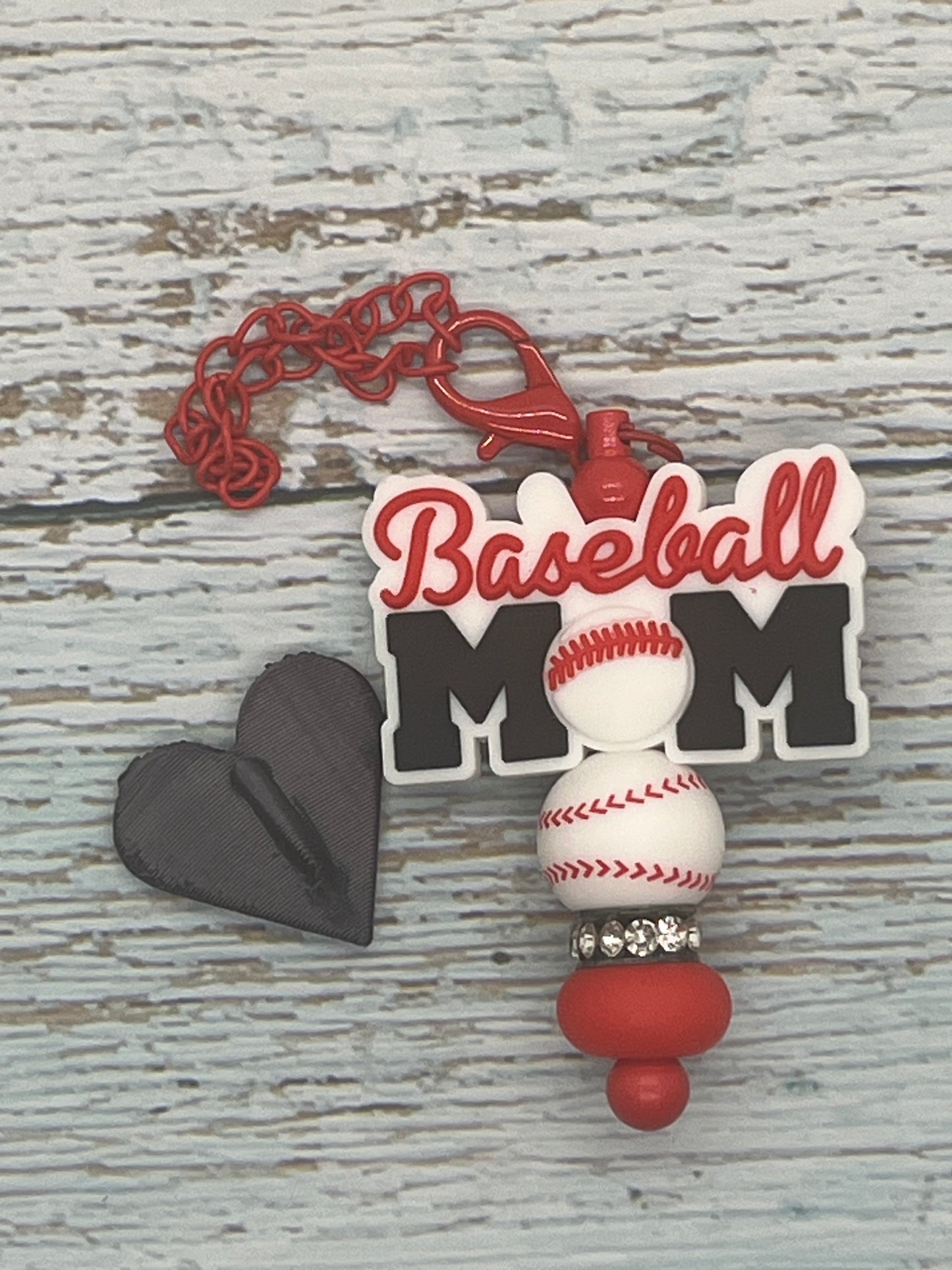 Mom Cup Charms with Heart Hook