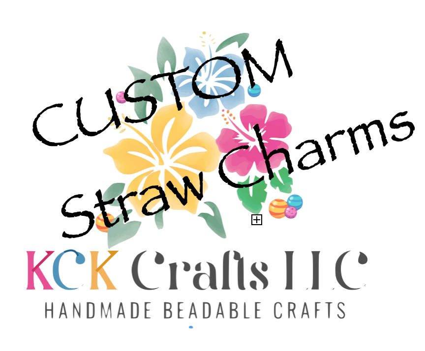 CUSTOM  Straw  Charms